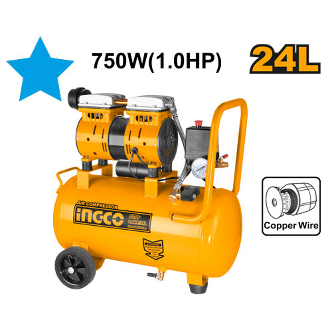 1.0HP / 24L Oil-Free Air Compressor ACS17524