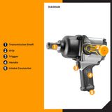 3/4 Inches (1600Nm) Air Impact Wrench AIW341302