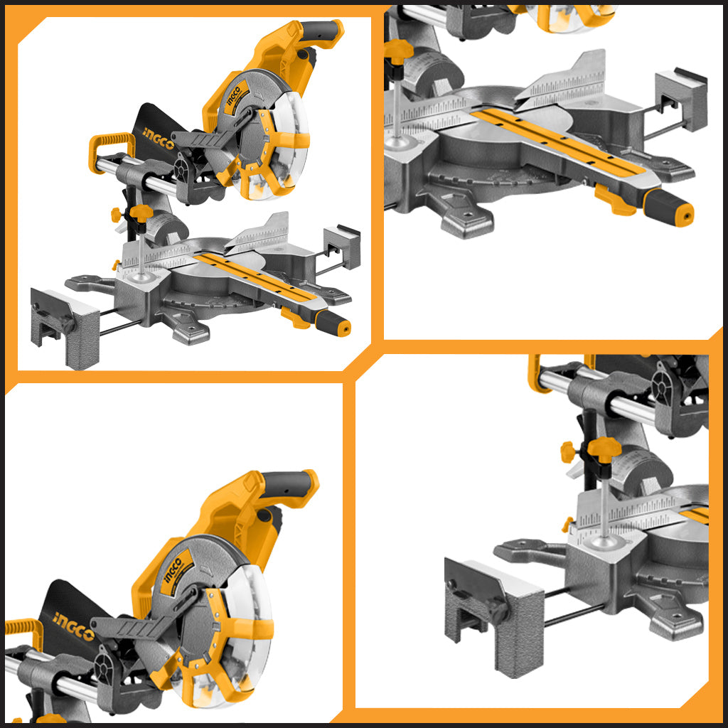 Electric Mitre Saw 2400W 12 Inch Aluminum Cutting Table BM2S24001