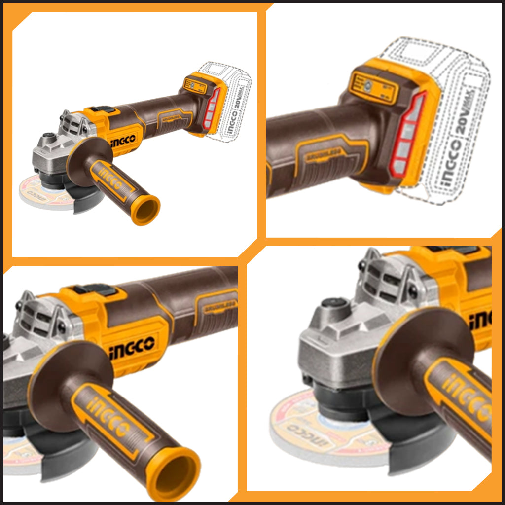 P20S 20V Cordless Li-Ion Angle Grinder CAGLI201008