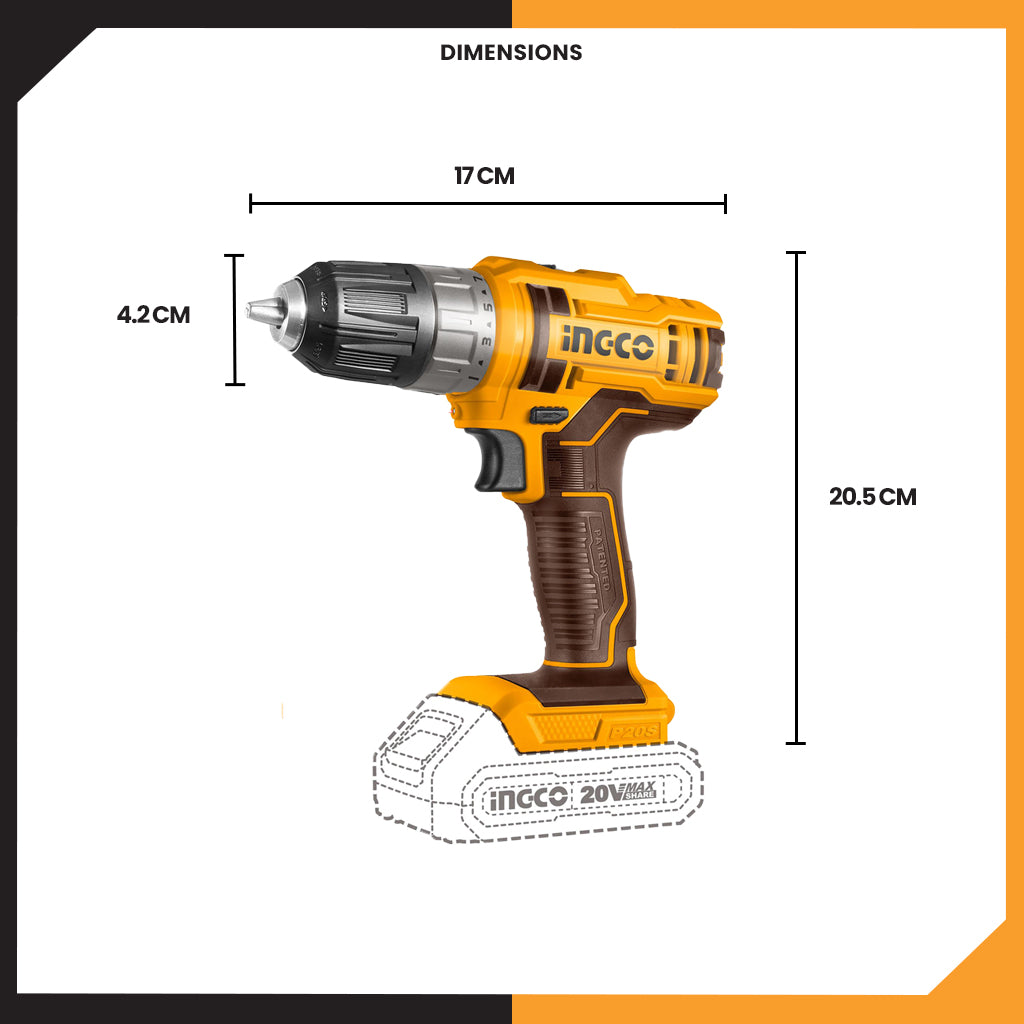 P20S 20V Lithium-Ion Cordless Drill CDLI200528