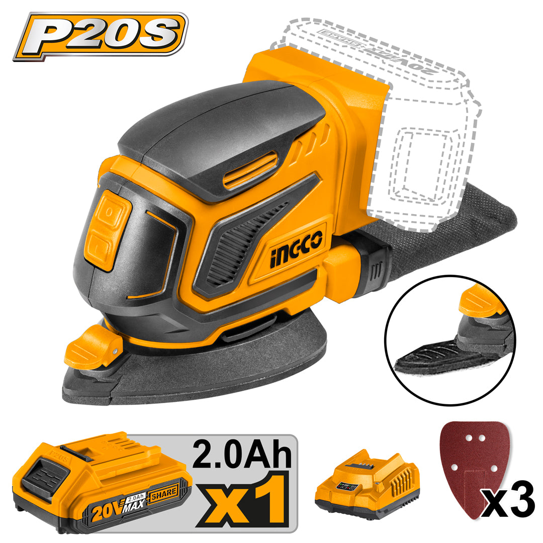 P20S 20V Lithium-Ion Palm Sander CDSLI20511