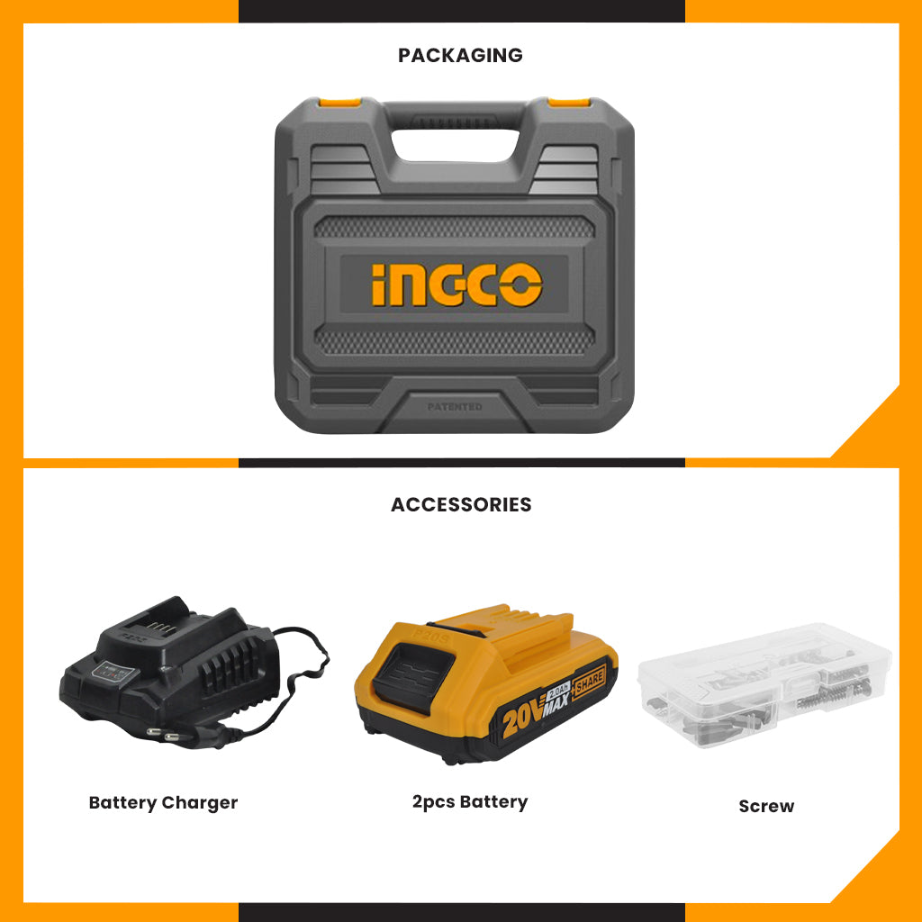 P20S 20V Lithium-Ion Cordless Impact Drill CIDLI20031