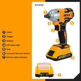 P20S 20V Lithium-Ion Cordless Impact Wrench CIWLI2038