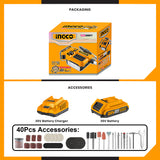 P20S 20V Lithium-Ion Die Grinder with 40 Pcs Household Accessories CMGLI20011