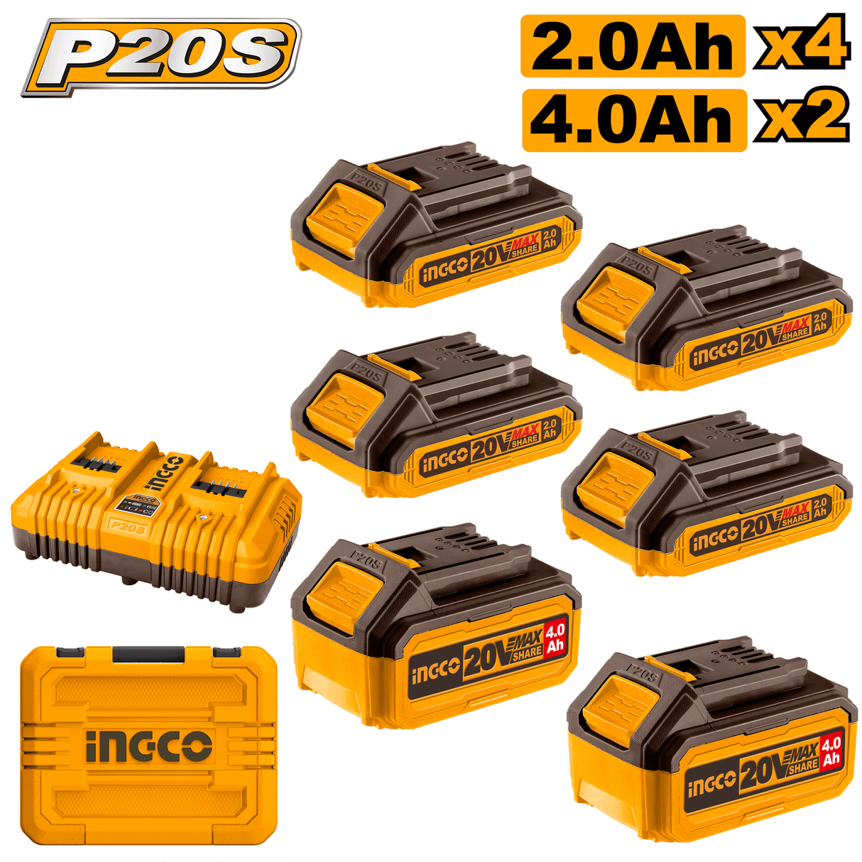 P20S 20V Lithium-Ion Battery And Charger Kit COSLI230701