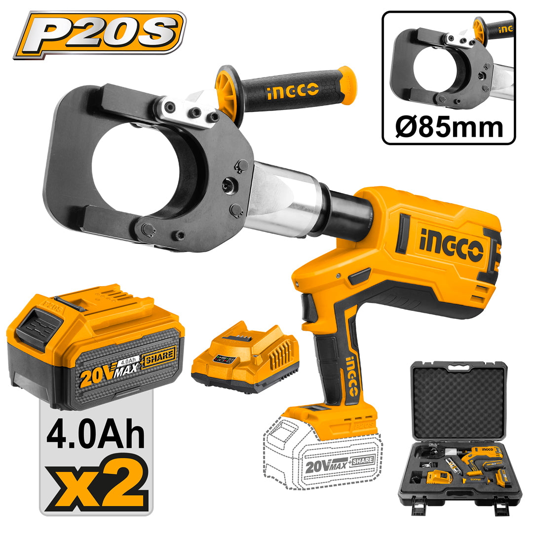 P20S 20V Cordless Lithium-Ion Hydraulic Cable Cutter CRCLI2002