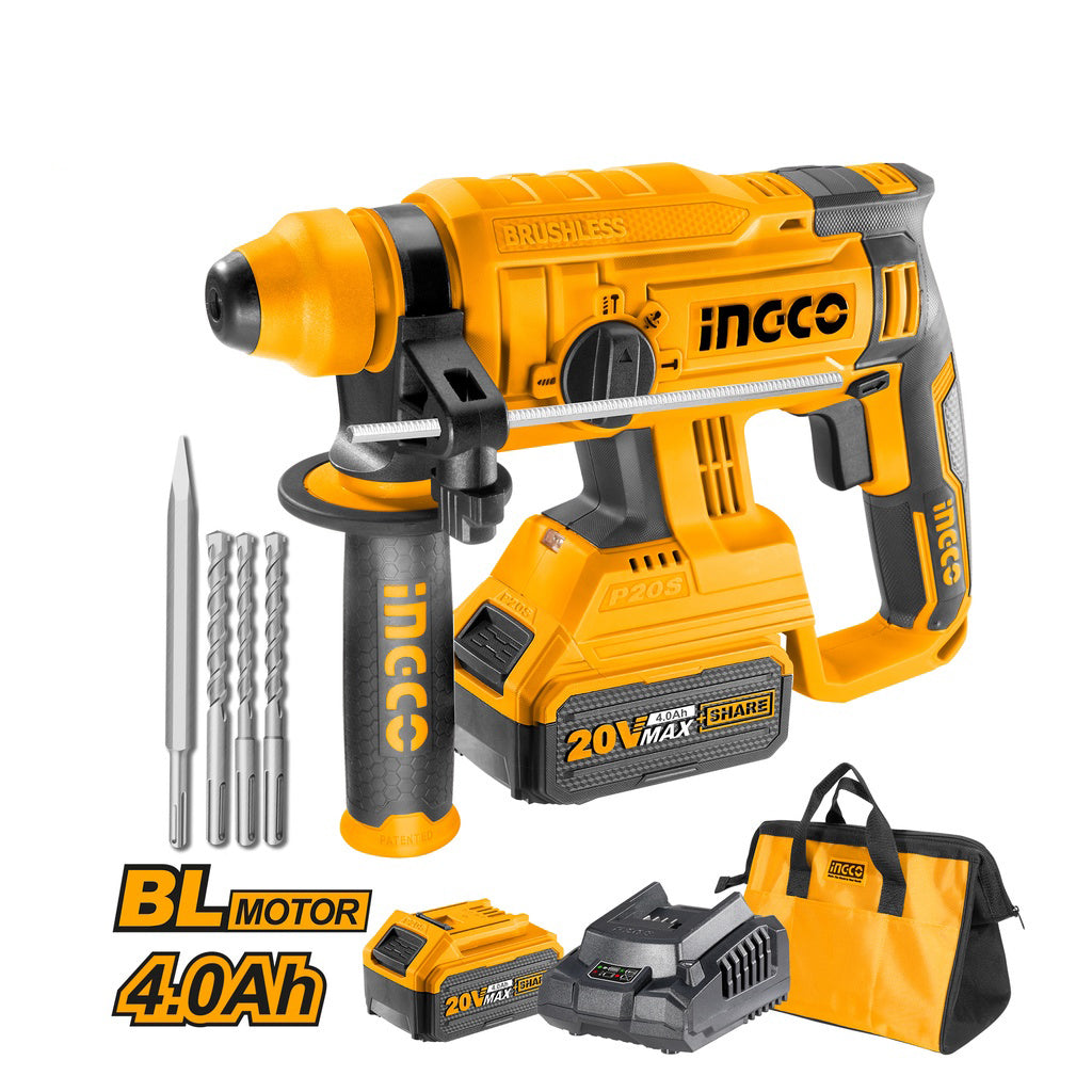 P20S 20V Brushless Motor Rotary Hammer CRHLI22012