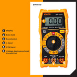 Digital Multimeter 600V DM2002