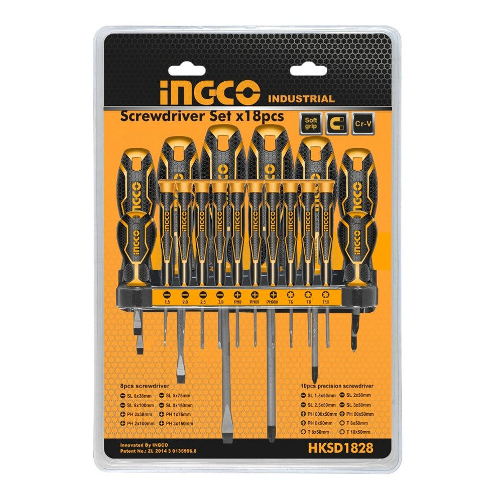 18 Pcs Screwdriver Set HKSD1828