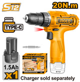 LI-ION S12 Series Cordless Drill 12V CDLI12422