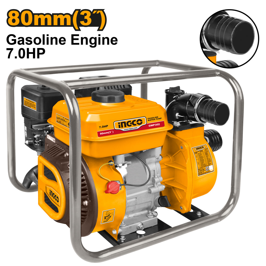 7.0HP Gasoline Engine Water Pump GWP302