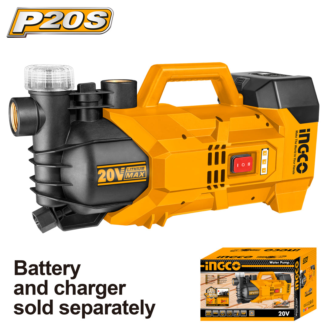 P20S 20V Lithium-Ion Cordless Water Pump GWPLI201801