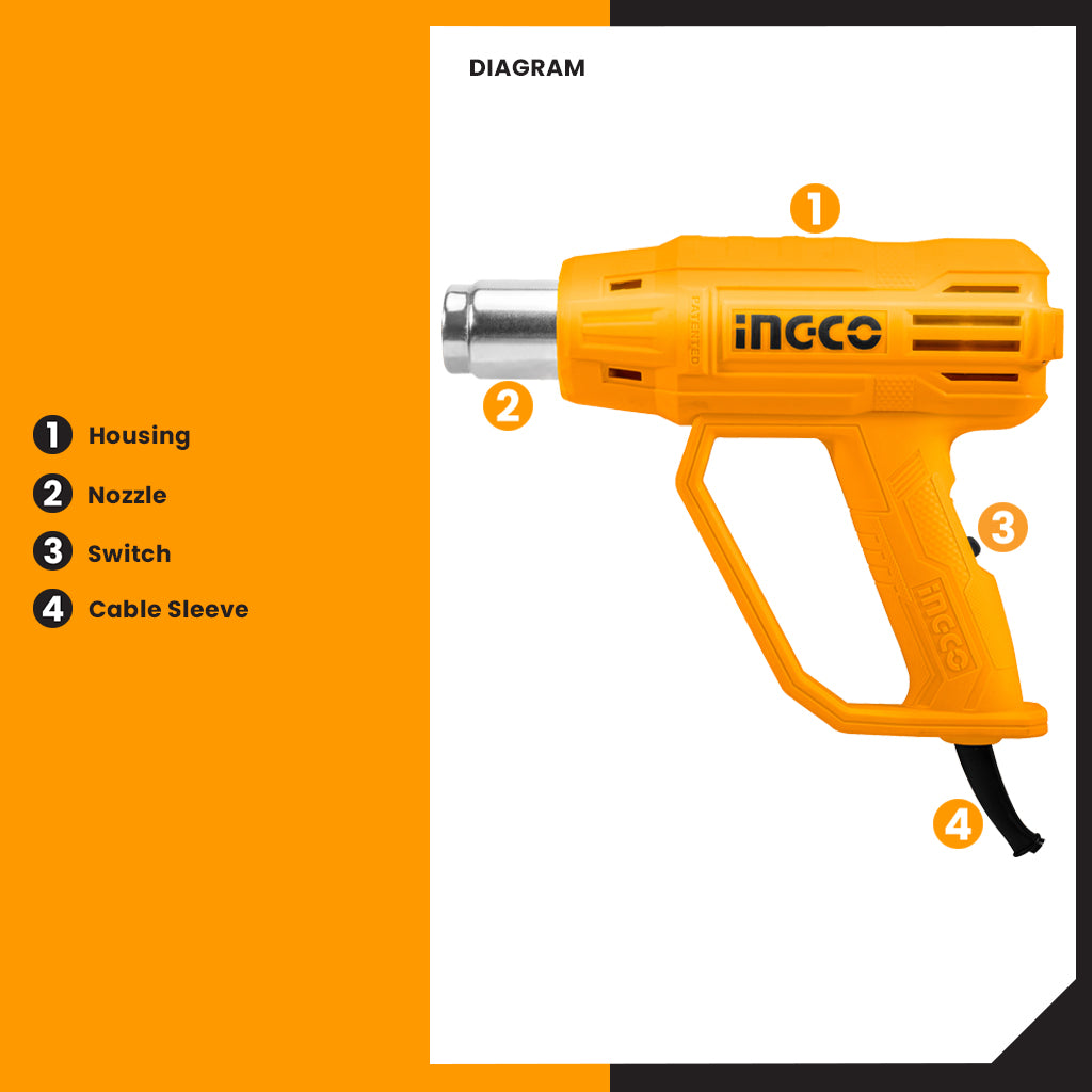 Heat Gun 2000W HG2000385