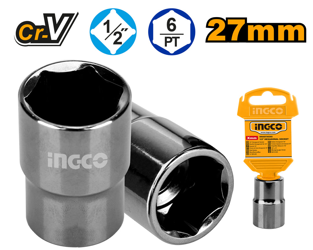1/2 Inch Hexagonal Socket CR-V Quality HHAST12271