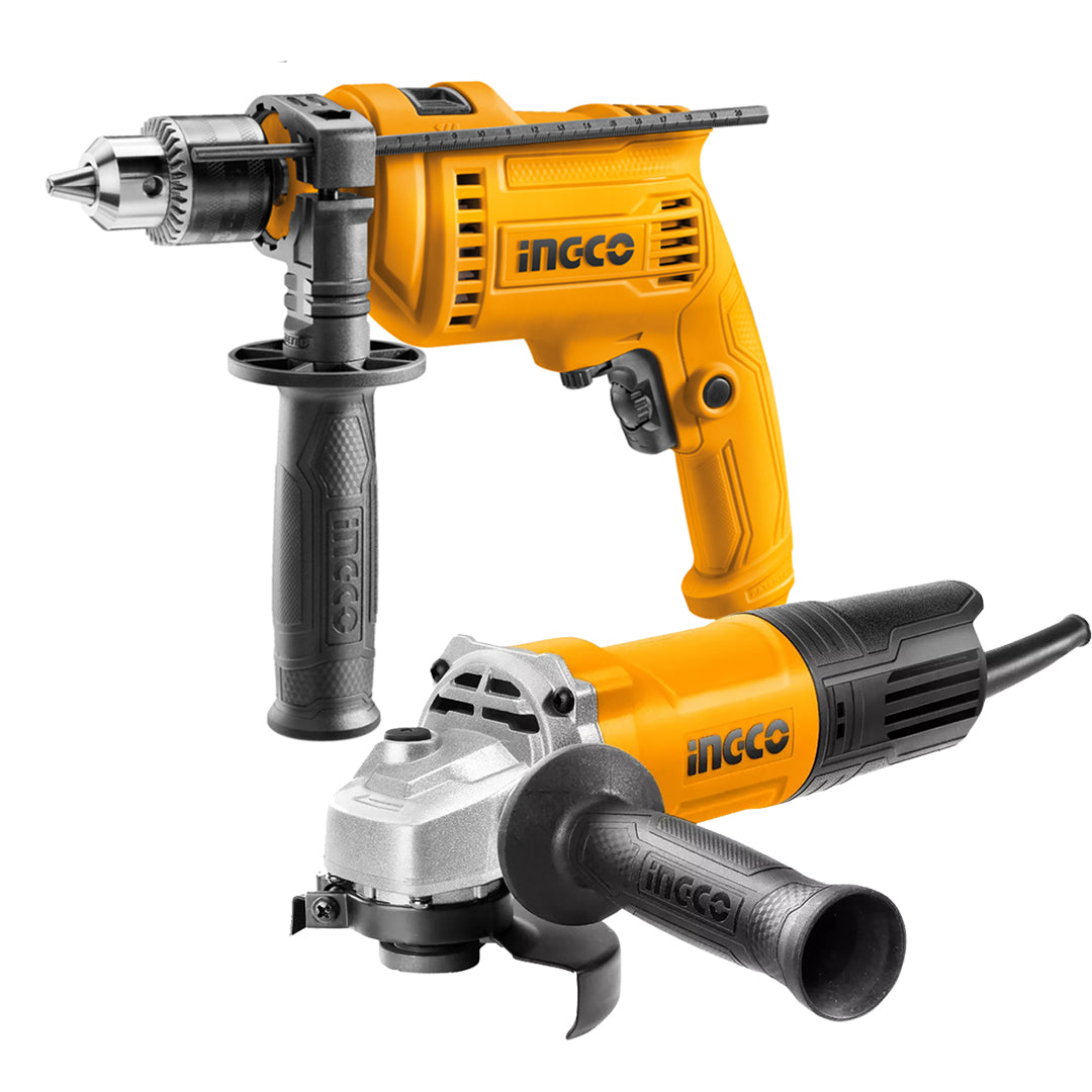 Angle Grinder and Impact Drill AG70012-1+ID68016P