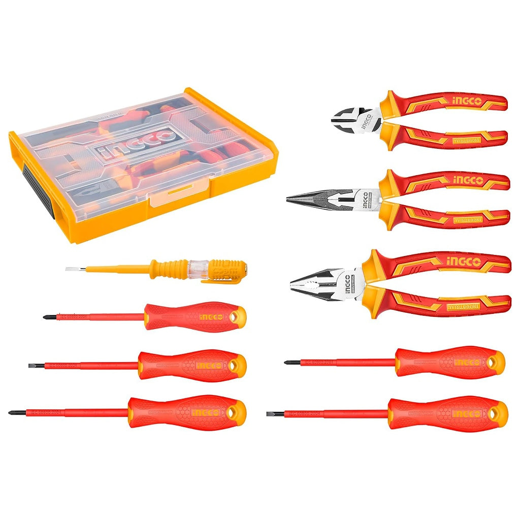 9 Pcs 1000V VDE Insulated Household Tools Set Pliers Test Penci HKTV01H091