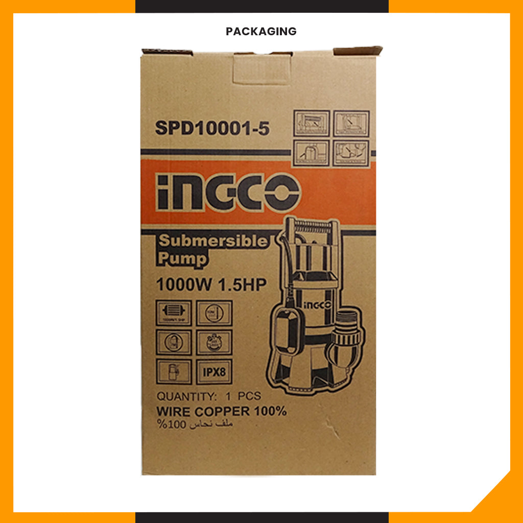 1.5Hp Submersible Sewage Water Pump SPD10001-5